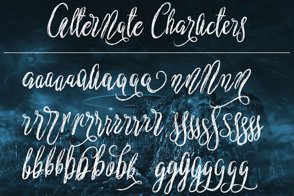 Nostar Script in Chalkboard Fonts - product preview 2
