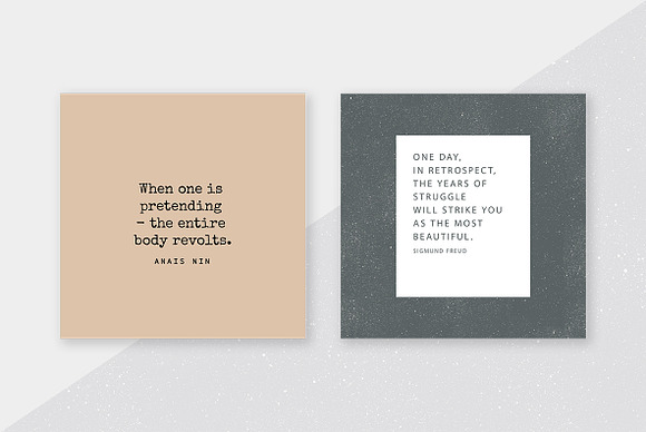 Quotes Social Media Kit in Instagram Templates - product preview 2
