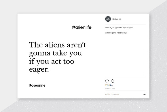 Quotes Social Media Kit in Instagram Templates - product preview 4