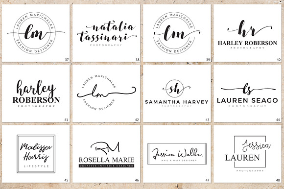 120 Elegant Branding Logo Pack in Logo Templates - product preview 8