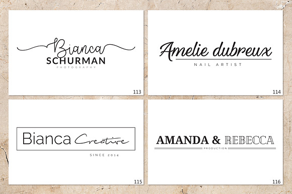 120 Elegant Branding Logo Pack in Logo Templates - product preview 15
