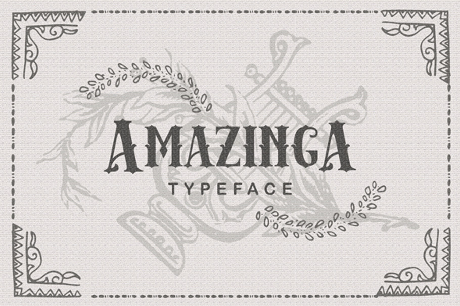 Amazinga Typeface in Display Fonts - product preview 8