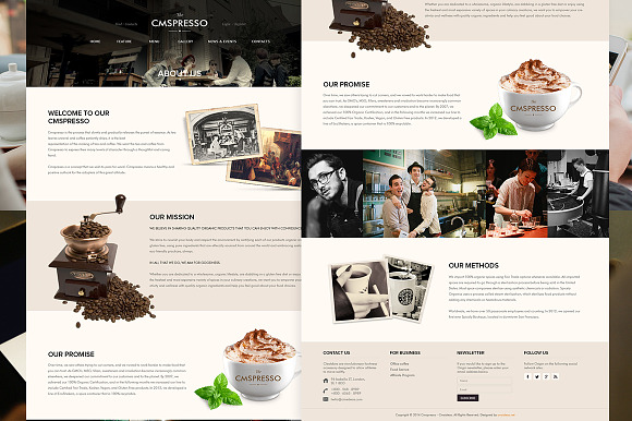 Coffee Wordpress Theme in WordPress Business Themes - product preview 2
