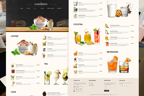 Coffee Wordpress Theme in WordPress Business Themes - product preview 3
