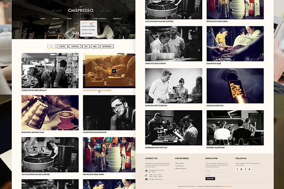 Coffee Wordpress Theme in WordPress Business Themes - product preview 4