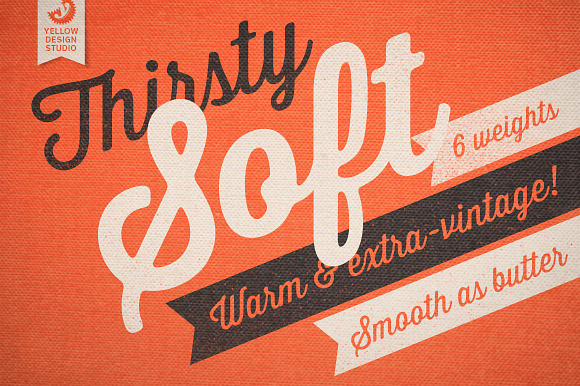 Thirsty Soft Font Family in Tattoo Fonts - product preview 4