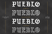 Pueblo Blackletter - 4 Styles
