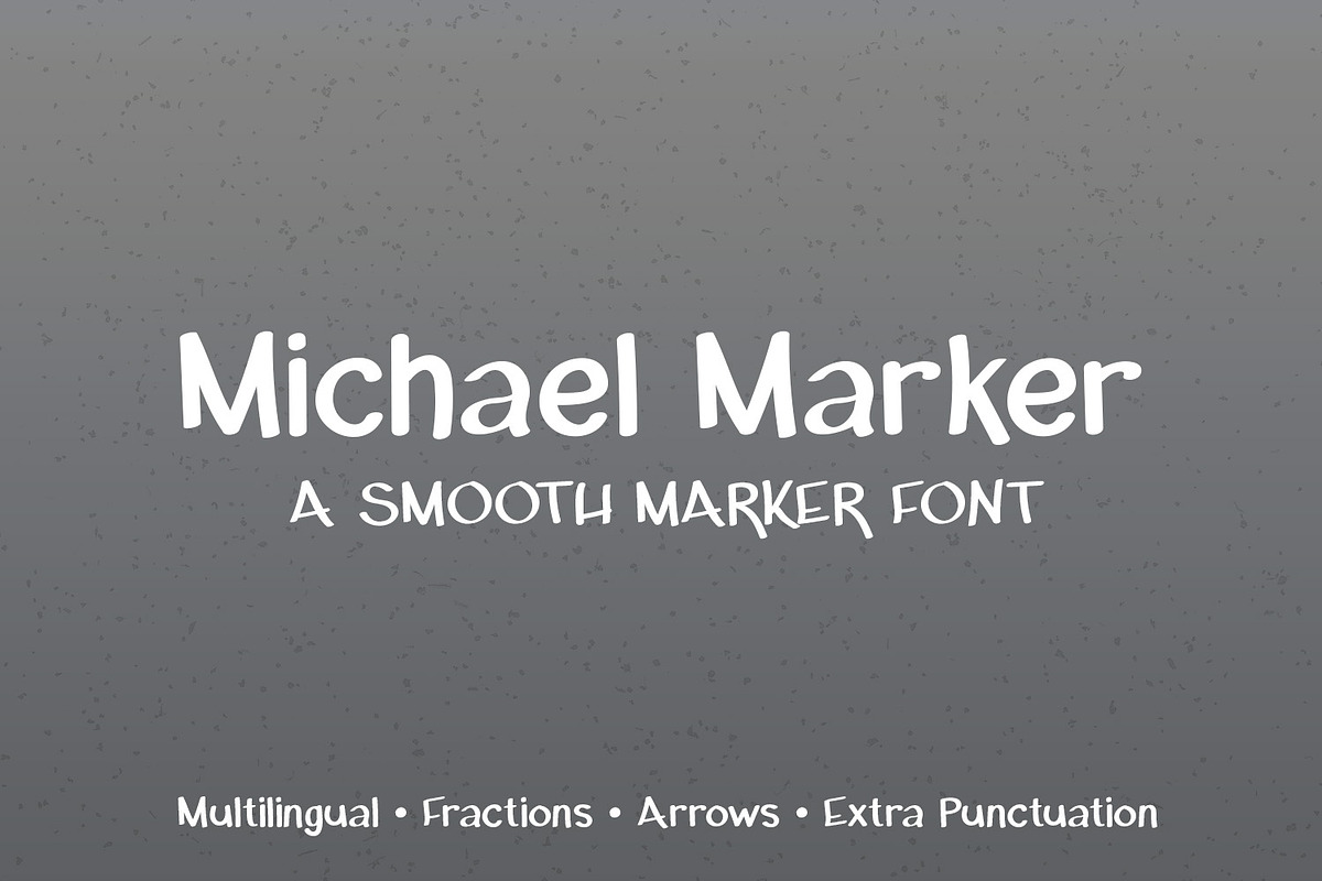 Michael Marker Font in Display Fonts - product preview 8