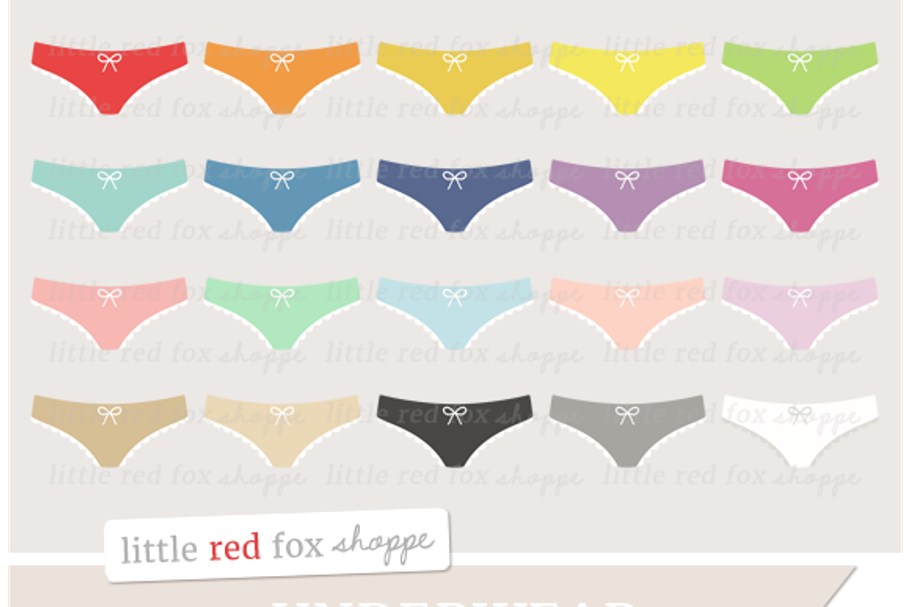 Underwear Clipart in Illustrations - product preview 8