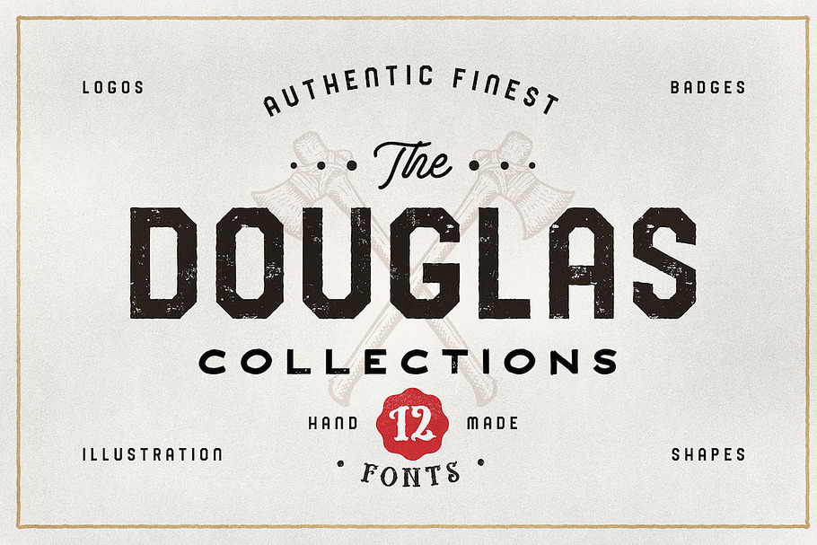 DOUGLAS COLLECTIONS (BUNDLE) in Display Fonts - product preview 8