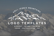 Iconic Mountain Logo Templates Vol 1
