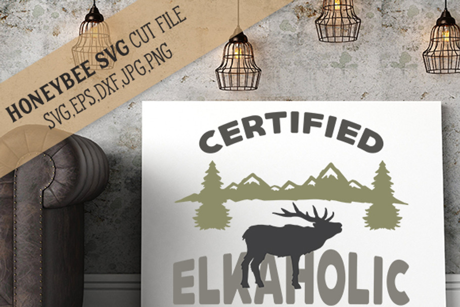 Certified Elkaholic cut file
