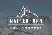 Matterhorn Mountain Logo Template