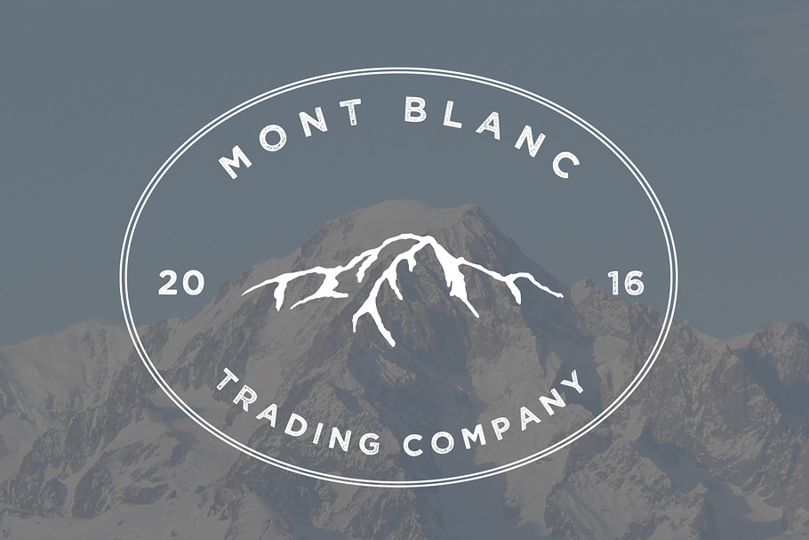 Mont Blanc Logo Template