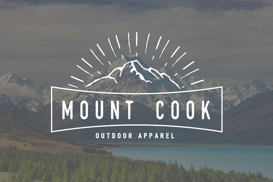 Mount Cook Logo Template in Logo Templates - product preview 8