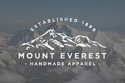 Mount Everest Logo Template