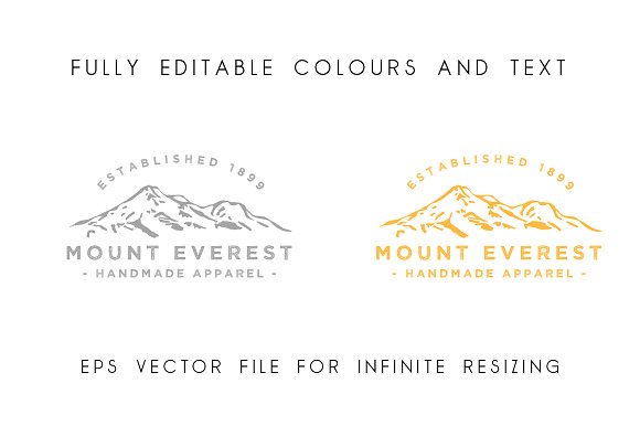 Mount Everest Logo Template in Logo Templates - product preview 1