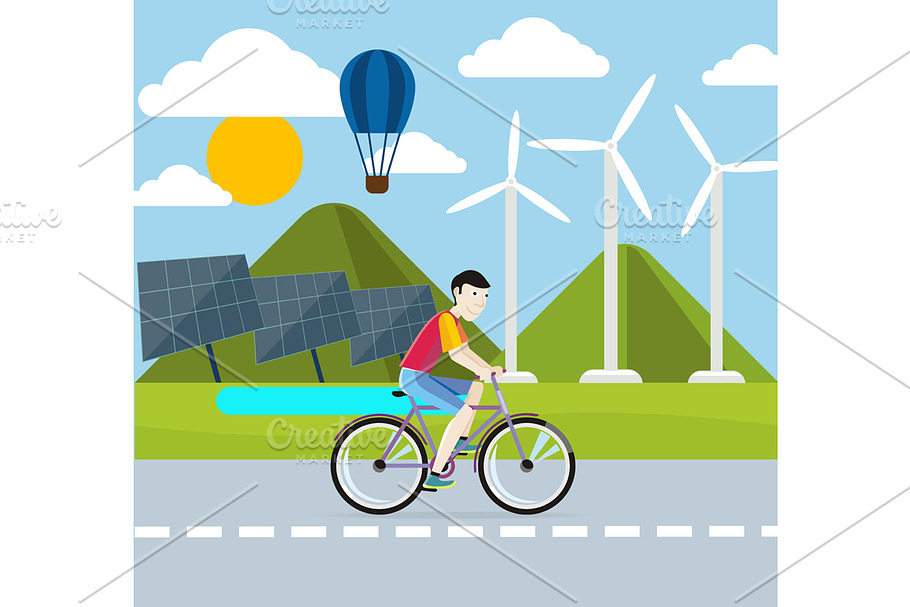 Renewable energy concept in Graphics - product preview 8