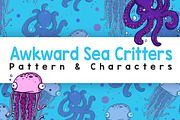 Awkward Sea Critters Pattern