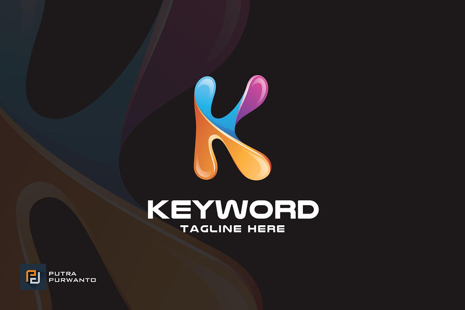 Keyword / Letter K - Logo Template in Logo Templates - product preview 8