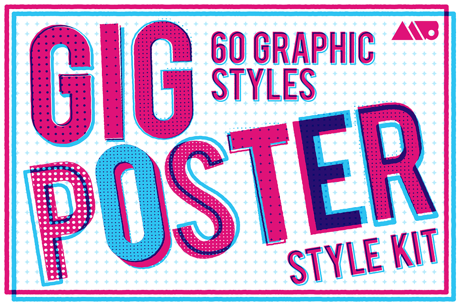 Gig Poster Style Kit in Photoshop Layer Styles - product preview 8
