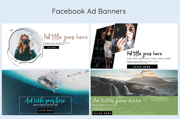 All in One Facebook Bundle in Facebook Templates - product preview 27
