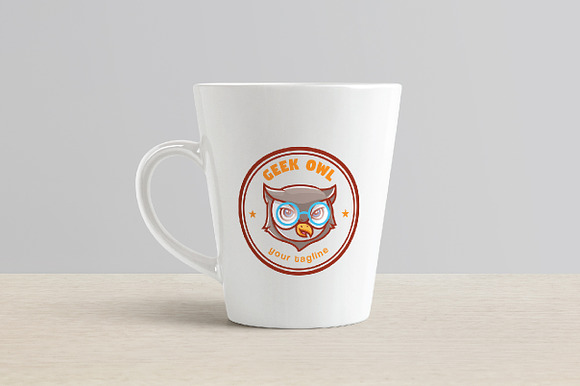 Geek Owl Logo in Logo Templates - product preview 5
