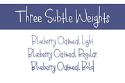 Blueberry Oatmeal Font Family