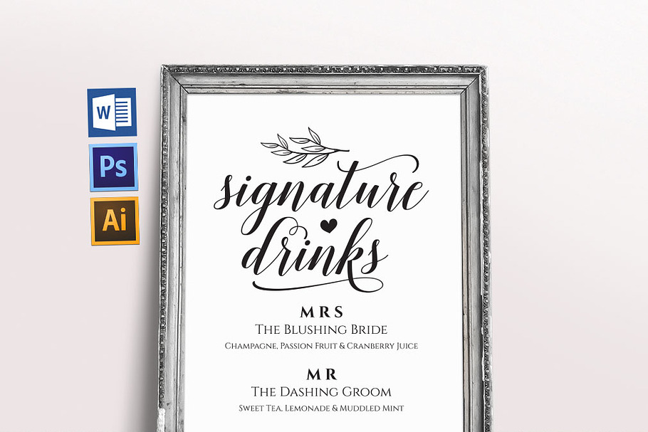 Signature Drinks SHR292
