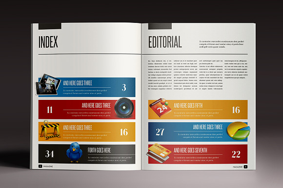 Design Magazine 2 Bundle in Magazine Templates - product preview 2
