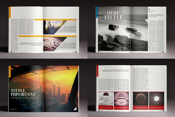 Design Magazine 2 Bundle in Magazine Templates - product preview 4