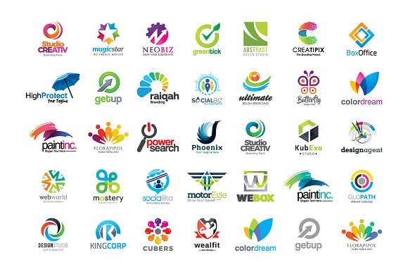 95% Off | Corporate Logo Big Bundle in Logo Templates - product preview 1