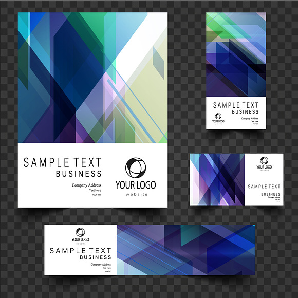 Business Card Template in Illustrations - product preview 1
