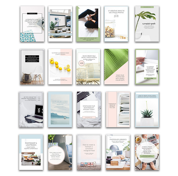 Pinterest Templates Vol 1 in Pinterest Templates - product preview 2