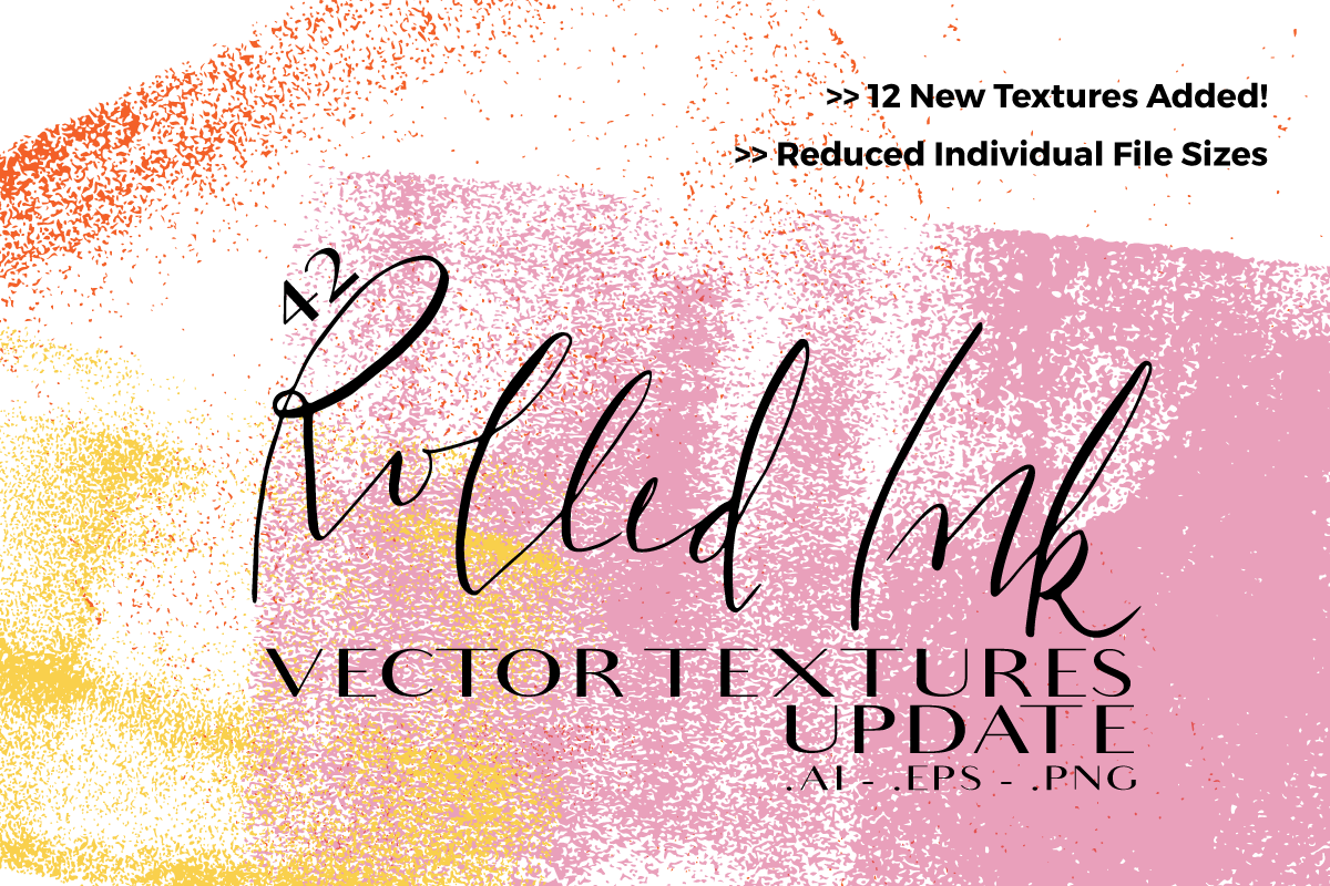 Rolled Ink Vector Textures in Textures - product preview 8