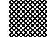 Monochrome seamless pattern in 80s style