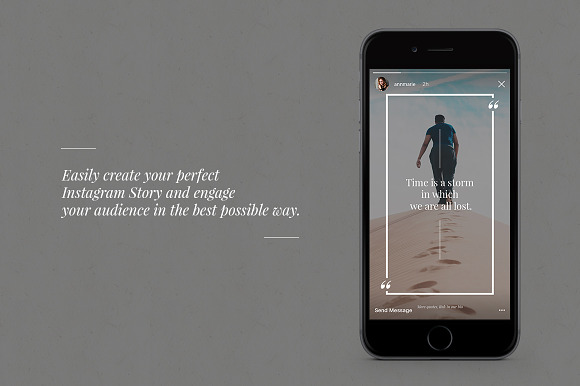 Quotes Instagram Stories in Instagram Templates - product preview 2