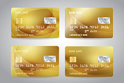 Golden Card, Credit Card Templates