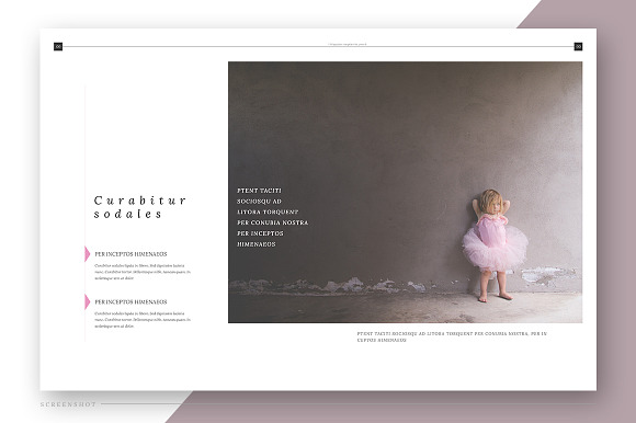 Pink Flower - Magazine Template in Magazine Templates - product preview 2