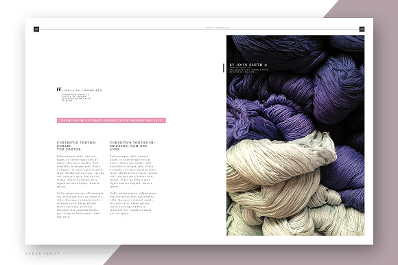Pink Flower - Magazine Template in Magazine Templates - product preview 10