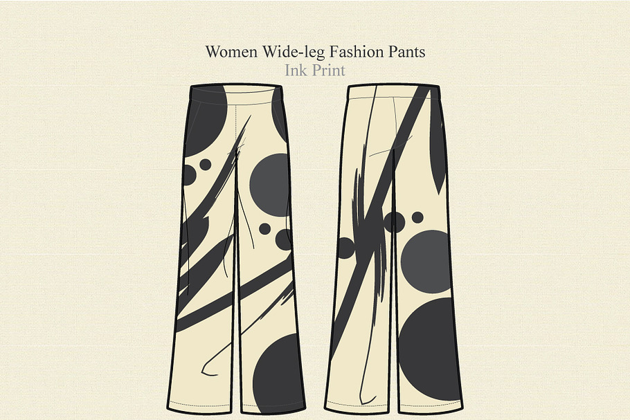 Women Wide-leg Fashion Pants