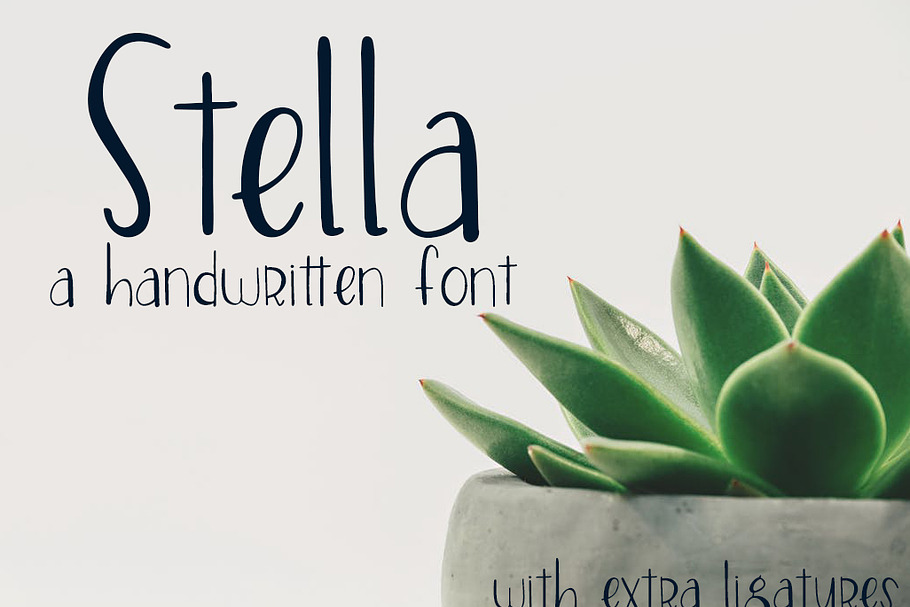 Stella Font in Scrapbooking Fonts - product preview 8