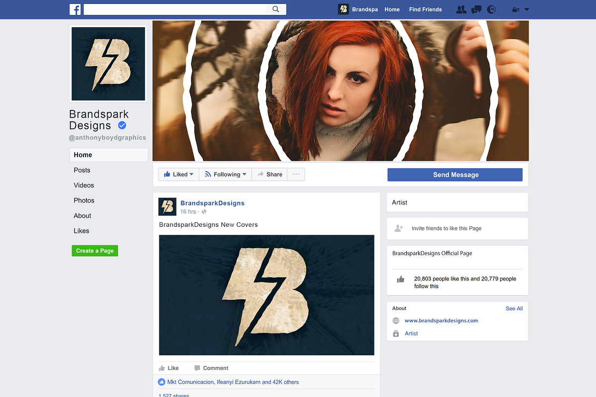 FB Cover - Depth in Facebook Templates - product preview 8
