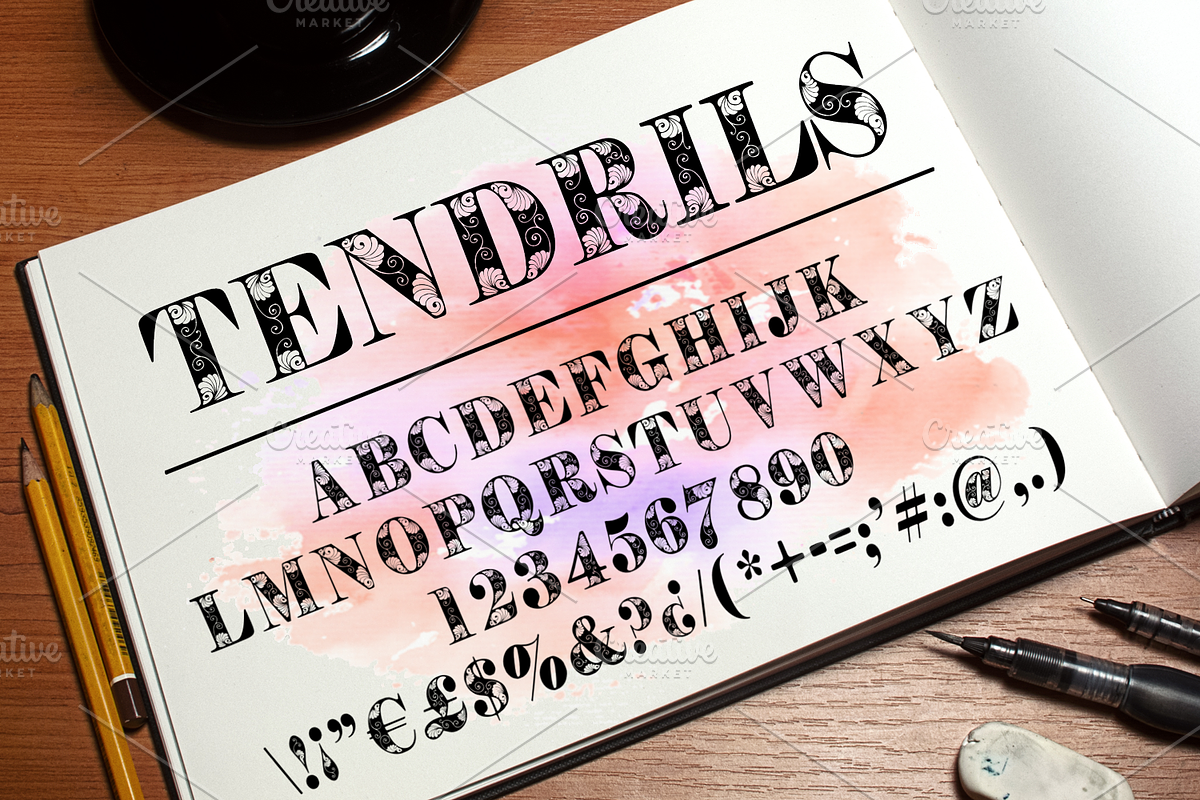Tendrils Font in Display Fonts - product preview 8