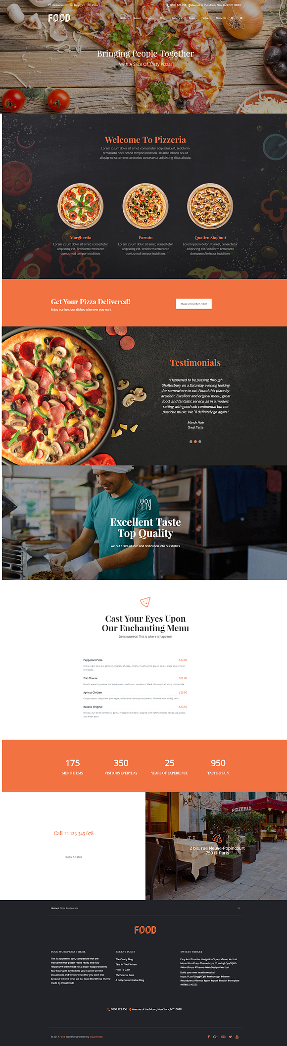 Food - Restaurant WordPress Theme in WordPress Business Themes - product preview 10