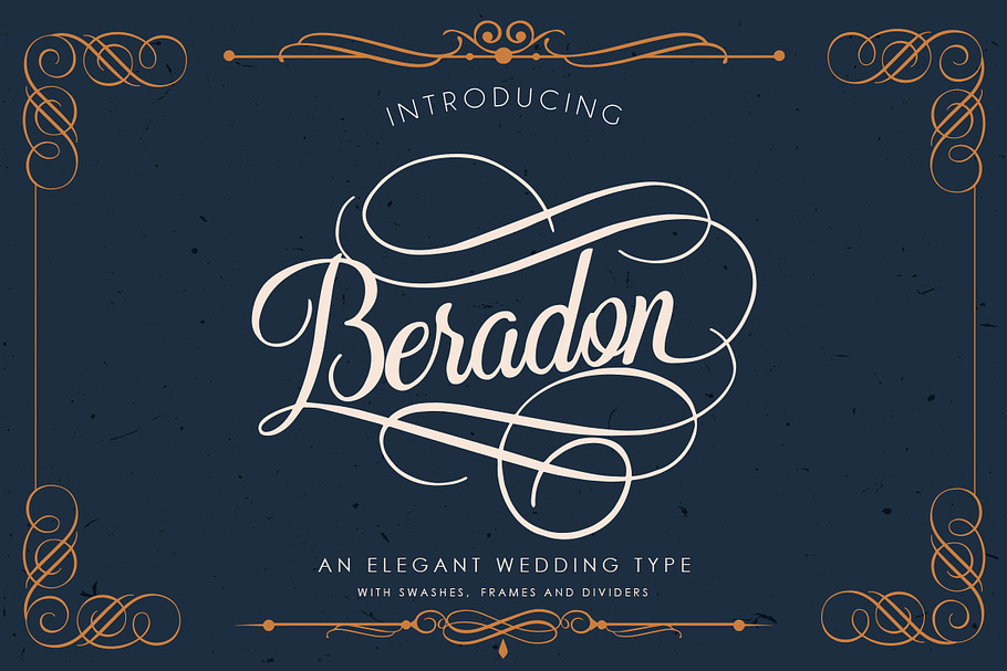 Beradon Script -Elegant Wedding font in Wedding Fonts - product preview 8