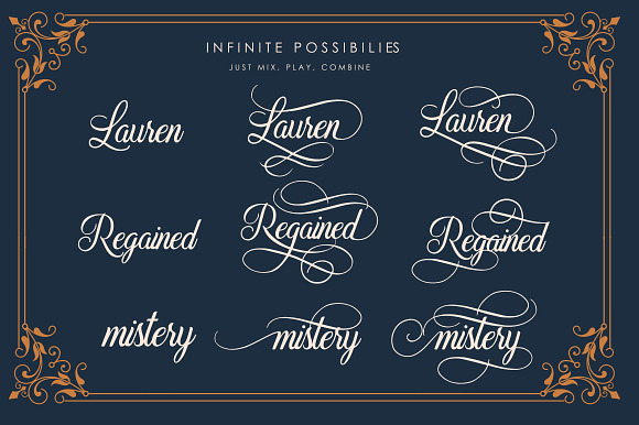 Beradon Script -Elegant Wedding font in Wedding Fonts - product preview 3