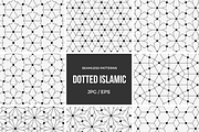 Dotted Islamic seamless patterns