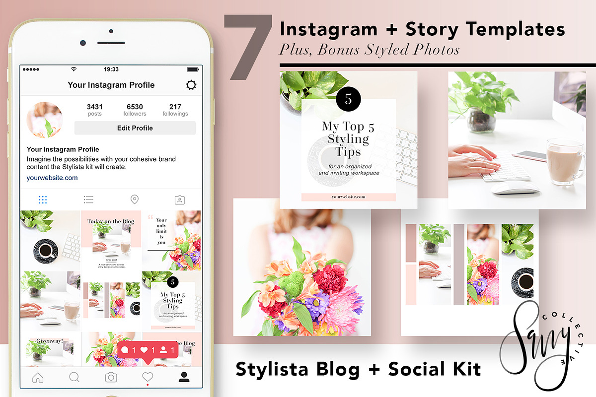 Instagram + Story Templates Stylista in Instagram Templates - product preview 8