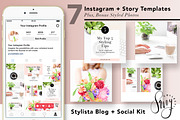 Instagram + Story Templates Stylista